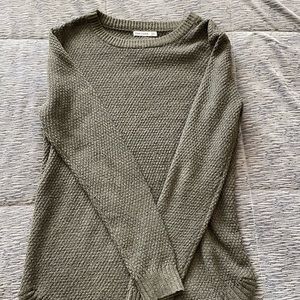 Pink Clover - Size Small Green Knit Sweater